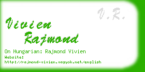 vivien rajmond business card